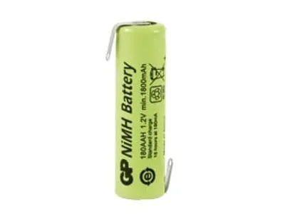Zdjęcie produktu dla Akumulator NiMH, GP, ogniwo przemysłowe z przylutowanymi znacznikami, 50x14mm, 1.2V/1800mAh