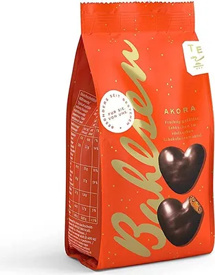 Obrázek produktu pro Bahlsen Akora Edelherb perníková srdce s ovocnou náplní 150g