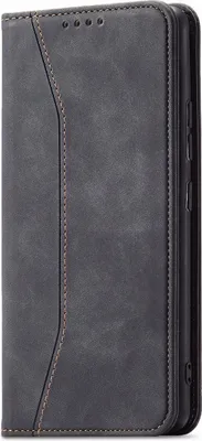 Zdjęcie produktu dla Magnet Fancy Case etui Samsung Galaxy S23+ pokrowiec z klapką portfel podstawka czarne