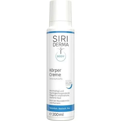Productafbeelding van Siriderma Lichaamscreme, parfumvrij, 200 ml