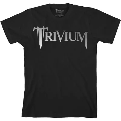 Produktbild von Trivium Classic Logo (Metalic Print) Black XL T-Shirt