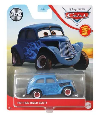 Produktbild von MATTEL GCC62 Disney Pixar Cars Die-Cast Hot Rod River Scott