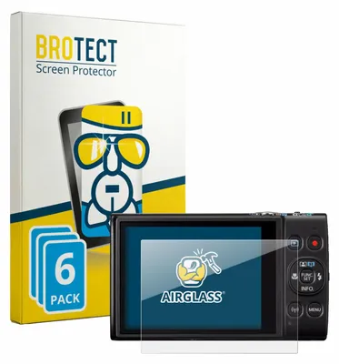 Produktbild von 6x BROTECT Schutzglas für Canon IXUS 285 HS A Schutzfolie Panzer Folie Glas Display Schutz klar