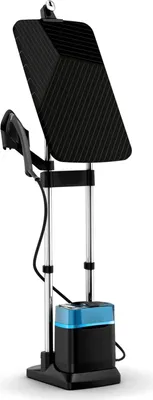 Zdjęcie produktu dla Tefal Ixeo Power QT2022, Parowiec do ubrań z podpórką, 1,1 l, 1,16 min, Niebieski, Czarny, Przyciski, 90 g/min