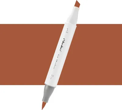 Obrázek produktu pro Lihová fixa OHUHU oboustranná Brush & Chisel, YR91 Natural Oak