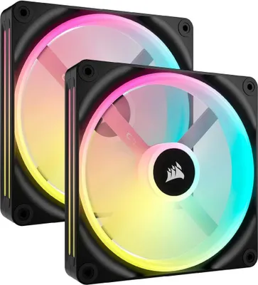 Zdjęcie produktu dla CORSAIR Lüfter 140*140*25 QX140 RGB LED Fan Duo