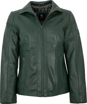Produktbild von OTTO KERN - Damen Lederjacke Lammnappa grün Größe 50