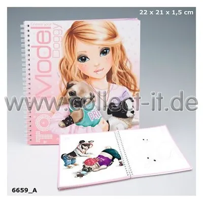 Produktbild von Malbuch Create your Top Model Doggy, sortiert