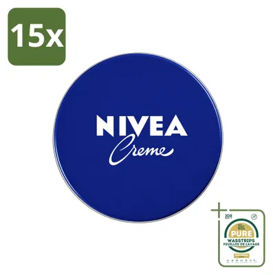 Productafbeelding van 15 x NIVEA Hydraterende Crème - voor alle huidtypes - 400 ml - Voorraadverpakking - 15 stuks