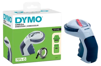 Produktbild von DYMO Prägegerät Omega Farbe: hellblau