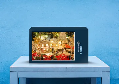 Produktbild von hansepuzzle 37343 - Weihnachten Puzzle, 1000 Teile, Unternehmen, 60,0 x 46,0cm mit hochwertiger Aufbewahrung, Kartonbox & Beutel