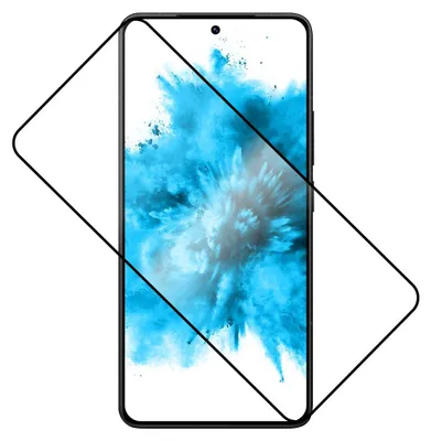 Produktbild von Gehärtetes Glas für Xiaomi POCO F7 Ultra, Fixed Full Cover 2.5D Tempered Glass, Schwarzen Rahmen
