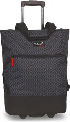 Produktbild von Famanu Einkaufstrolley Dunkelgrau/Schwarz - Robuste Einkaufstasche 36L