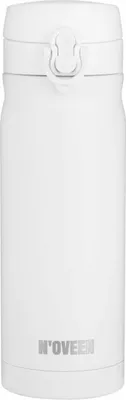 Image de NOVEEN Bouteille en acier inoxydable mat | 400 ml, blanc