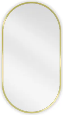Immagine prodotto di Mexen Loft specchio da bagno ovale 75 x 40 cm, cornice dorata - 9851-075-040-000-50
