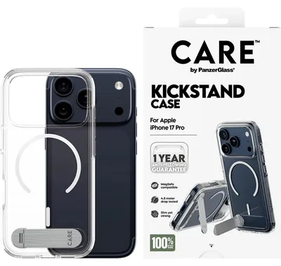 Image de PanzerGlass CARE by ® Feature Case Transparent avec Kickstand & MagSafe iPhone 17 Pro