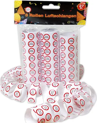 Produktbild von NEW CO VERTRIEBSGMBH Luftschlangen 60 0 0 0