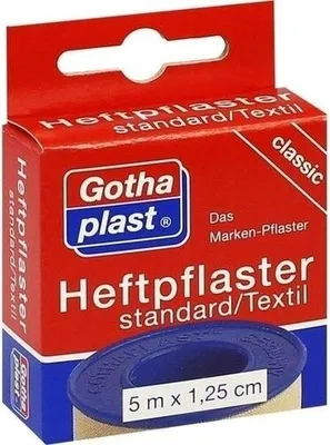Immagine prodotto di Benda adesiva Gothaplast stand.5mx1,25cm Euroaufh. 1 pz