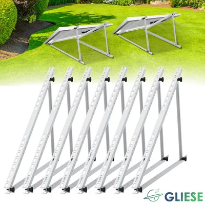 Produktbild von Gliese 8x45" držák solárních panelů, solární držák, modul pro montáž solárních panelů 0-90° individuálně nastavitelný pro upevnění na plochou střechu