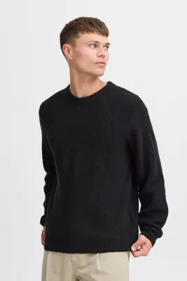Produktbild von Solid SDMack Herren Strickpullover Grobstrick Pullover Sweater mit Rundhals Rippbündchen leicht elastisch Relaxed fit