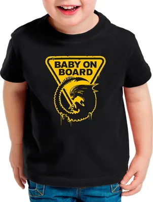 Produktbild von style3 Baby On Board T-Shirt für Kinder ripley alien xenomorph