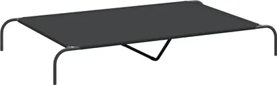 Obrázek produktu pro vidaXL Zvýšený pelíšek pro psy černý 150x90x20 cm Oxford tkanina a ocel