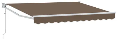 Zdjęcie produktu dla Markiza vidaXL w kolorze taupe, 3,5 x 2 m, z poliestru i metalu