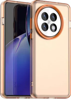 Obrázek produktu pro Pouzdro pro OnePlus 13, tenké poloprůhledné matné nárazuvzdorné pouzdro na telefon Pomerančový