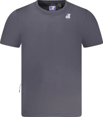 Produktbild von Herren Blaues Kurzarm-T-Shirt mit Rundhals & Logo-Druck