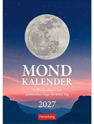 Produktbild von Mondkalender Wochenkalender 2027 - 53 Wochenblätter mit praktischen Tipps für jeden Tag