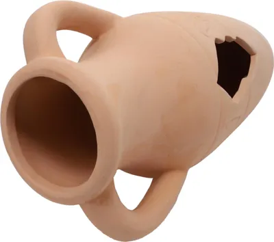 Obrázok produktu pre Hobby amfora prírodná M - prírodná dekorácia do akvária - 21 cm