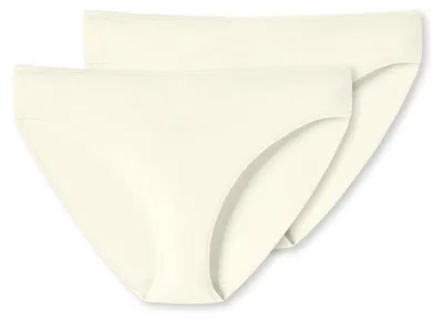 Produktbild von Schiesser Uncover Damen Tai-Slip 2-Pack - Off-White - Größe S