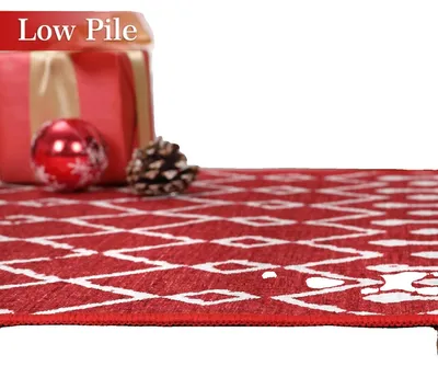 Produktbild von Teppich, rutschfeste Rückseite, pflegeleicht, Rot, 60cmx230cm