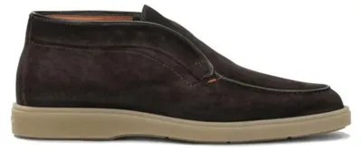 Productafbeelding van SANTONI heren mocassins van bruin suède - maat 6.5