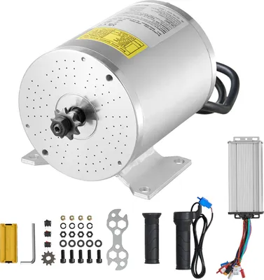 Obrázek produktu pro SucceBuy Stejnosměrný elektrický motor 1800 W, 48 V, 4500 otáček za minutu, s vylepšeným regulátorem