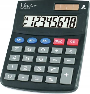 Immagine prodotto di Vector VC-805 Office Calculator Black