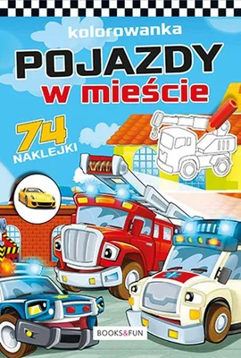Productafbeelding van Pojazdy w Mieście. Kolorowanka Plus Naklejki