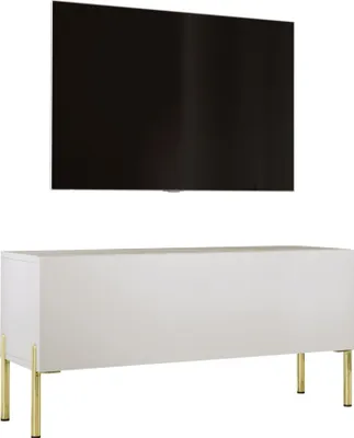 Obrázok produktu pre TV skrinka: kašmír so zlatými nohami, 100 x 52 x 32 cm
