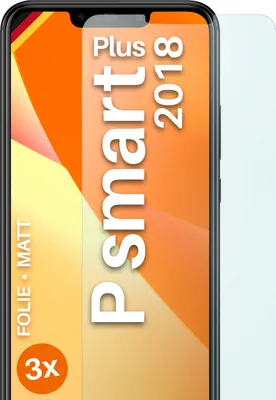 Produktbild von moex® 3x Schutzfolie kompatibel mit Huawei P smart Plus - Displayschutzfolie Anti Reflex Folie, Matt