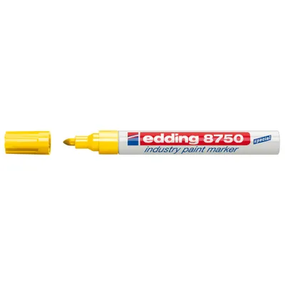 Zdjęcie produktu dla Edding 8750-5, 1 szt., Żółty, Końcówka cienka, 2 mm, 4 mm, Rozwój wyobraźni