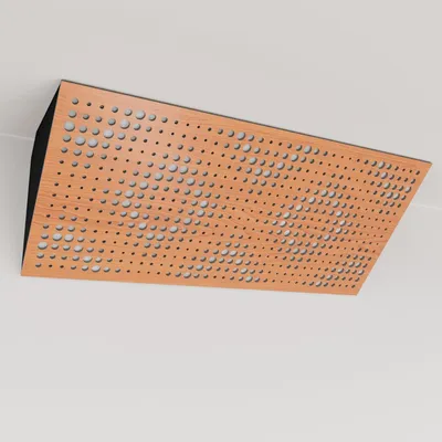 Productafbeelding van Set van 6 hoekige bassetdozen, model REBAT Horizont, bekleed met fluweel, afmetingen 23x50x10 cm, kleur kersenboomhout/wit