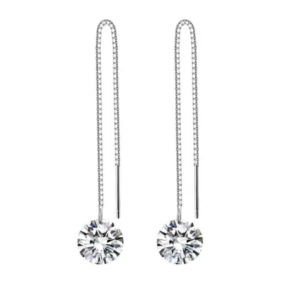 Produktbild von Ohrschmuck lange Ohrhänger Damenohrringe Ohrstecker Zirkonia