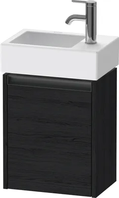 Produktbild von Duravit Ketho.2 Wastafelonderkast 36,4x23,8x44 cm Mat Eiken (zwart)