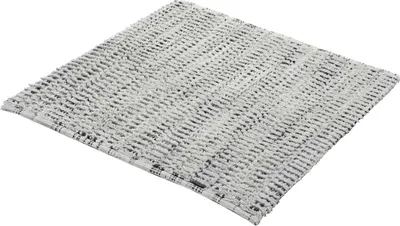 Zdjęcie produktu dla Dywanik kąpielowy Kleine Wolke SWAY w kolorze platynowym 60 x 60 cm