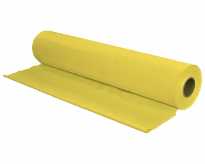 Produktbild von 1x Tischtuch Tischdecke Biertischdecke LDPE gelb perforiert auf Rolle 0,70 x 240m