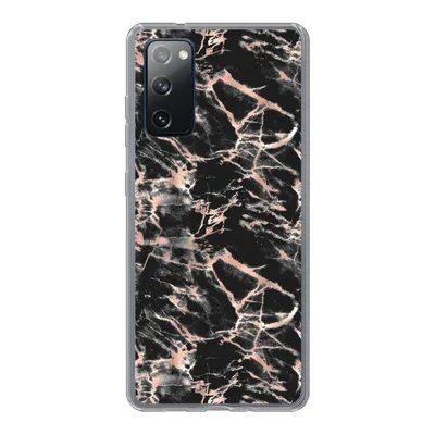 Produktbild von MuchoWow® Handyhülle Schutzhülle Hülle für Samsung Galaxy S20 FE Roségold - Marmor - Muster - Schwarz Silikon Softcase Handy Hülle - Abdeckung