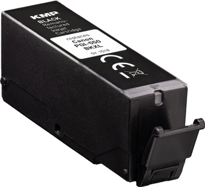 Obrázek produktu pro KMP 1518,0001 KMP schwarz Druckerpatrone kompatibel zu Canon PGI-550 XL PGBK