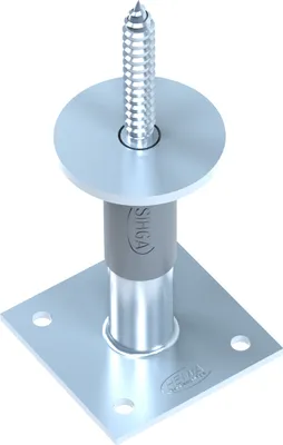 Produktbild von Sihga ZaFix® Stützenfuß STZ 321 - höhenverstellbar von 120-160 mm