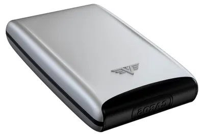 Produktbild von Kreditkartenetui mit RFID/NFC Schutz - Slim Wallet aus Aluminium für Herren und Damen – 10,4 x 6,8 x 2 cm