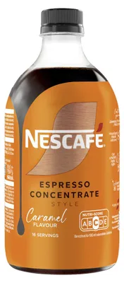 Obrázok produktu pre NESCAFÉ 13106060 NESCAFÉ ESPRESSO CONCENTRATE STYLE Karamelová instantná káva, z jemných zŕn Arabica a Robusta, 16 x 30,0 ml